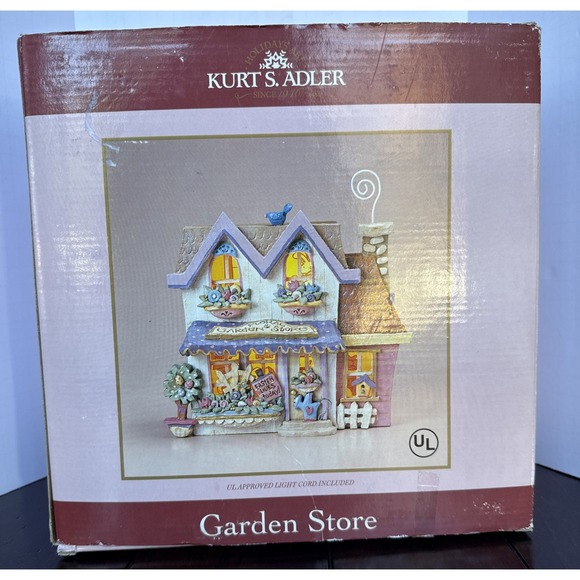 Kurt Adler Other - Kurt‎ Adler Spring Floral Garden Store Easter Lighted House Home Decor READ